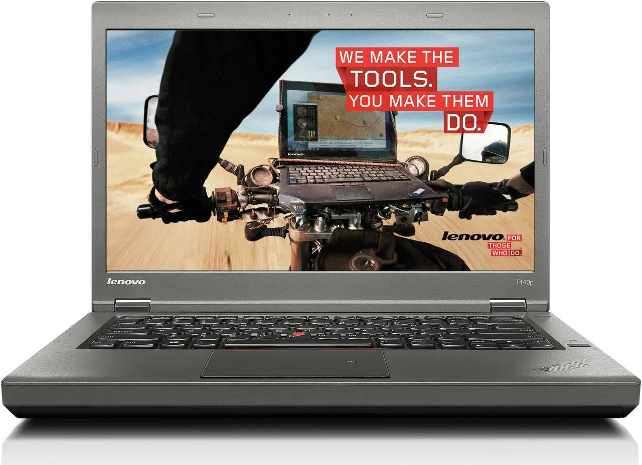 Main image of Grade B LCD Lenovo Thinkpad T440P 14" Laptop, i5 4200M 2.5Ghz, 8GB DDR3, 256GB SSD Hard Drive, DVD-ROM, Webcam, Windows 10 Pro