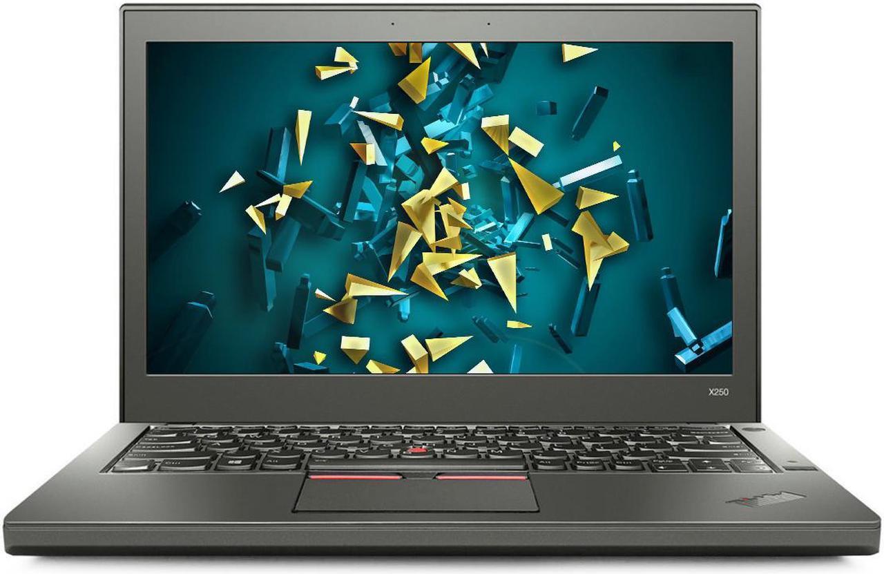 Grade B LCD Lenovo ThinkPad X250 12.5" Laptop, Intel i5 5200U 2.2GHz, 16GB DDR3, 256GB SSD Hard Drive, Webcam, Windows 10