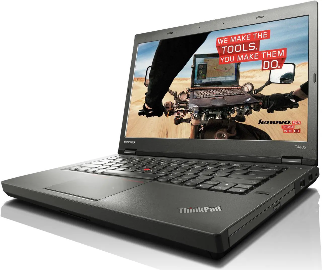 Alt view image 2 of 6 - Grade B LCD Lenovo Thinkpad T440P 14" Laptop, i5 4200M 2.5Ghz, 8GB DDR3, 256GB SSD Hard Drive, DVD-ROM, Webcam, Windows 10 Pro