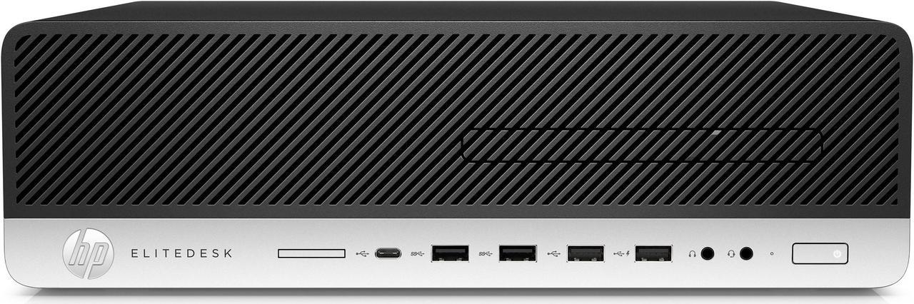 Alt view image 2 of 5 - HP EliteDesk 800 G3 Small Form Desktop, Intel Core 7th Gen i5 7500 3.4Ghz, 16GB DDR4 RAM, 512GB SSD Hard Drive, USB Type C, Windows 10 Pro