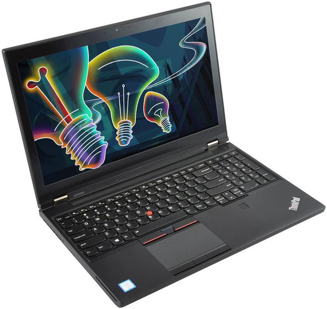 Grade BLCD Lenovo Thinkpad P50 15.6" Workstation, Quad Core i7 6820HQ 2.7Ghz, 16GB DDR4, 512GB NVMe SSD, 1080P Full HD, Quadro M2000M 4GB GDDR5, Thunderbolt 3, HDMI, Webcam, Windows 10 Pro