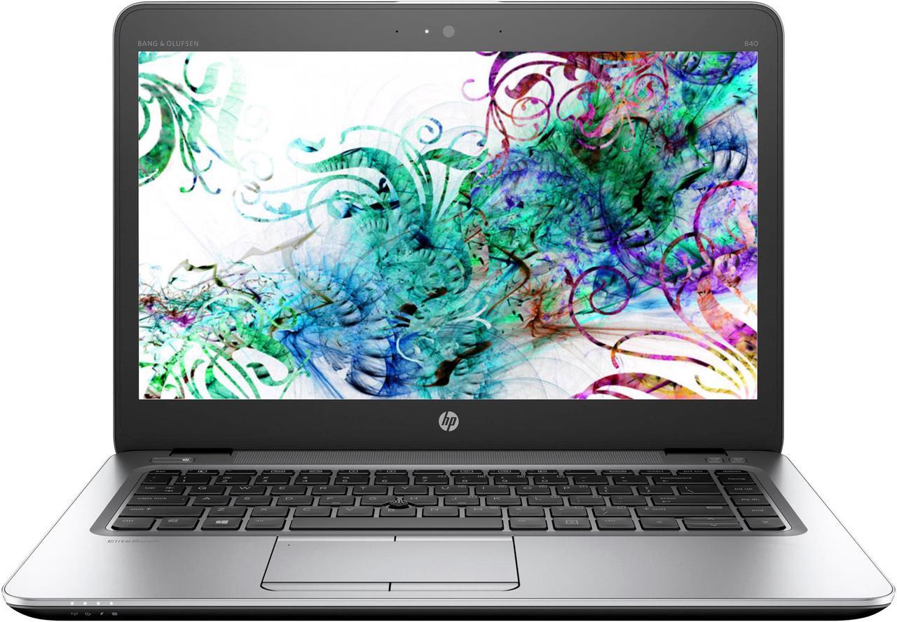 HP EliteBook 840 G3 14" Laptop, Intel i5 6300U 2.4GHz, 16GB DDR4 RAM, 512GB NVMe M.2 SSD, 1080p Full HD, USB Type C, Webcam, Windows 10 Pro