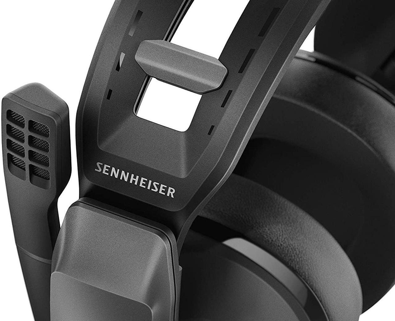 Alt view image 11 of 14 - Sennheiser GSP 670 Wireless Gaming Headset, Low-Latency Bluetooth, 7.1 Surround Sound, Noise-Cancelling Mic, Flip-to-Mute, Audio Presets, For Windows PC, PS4, and Smartphones