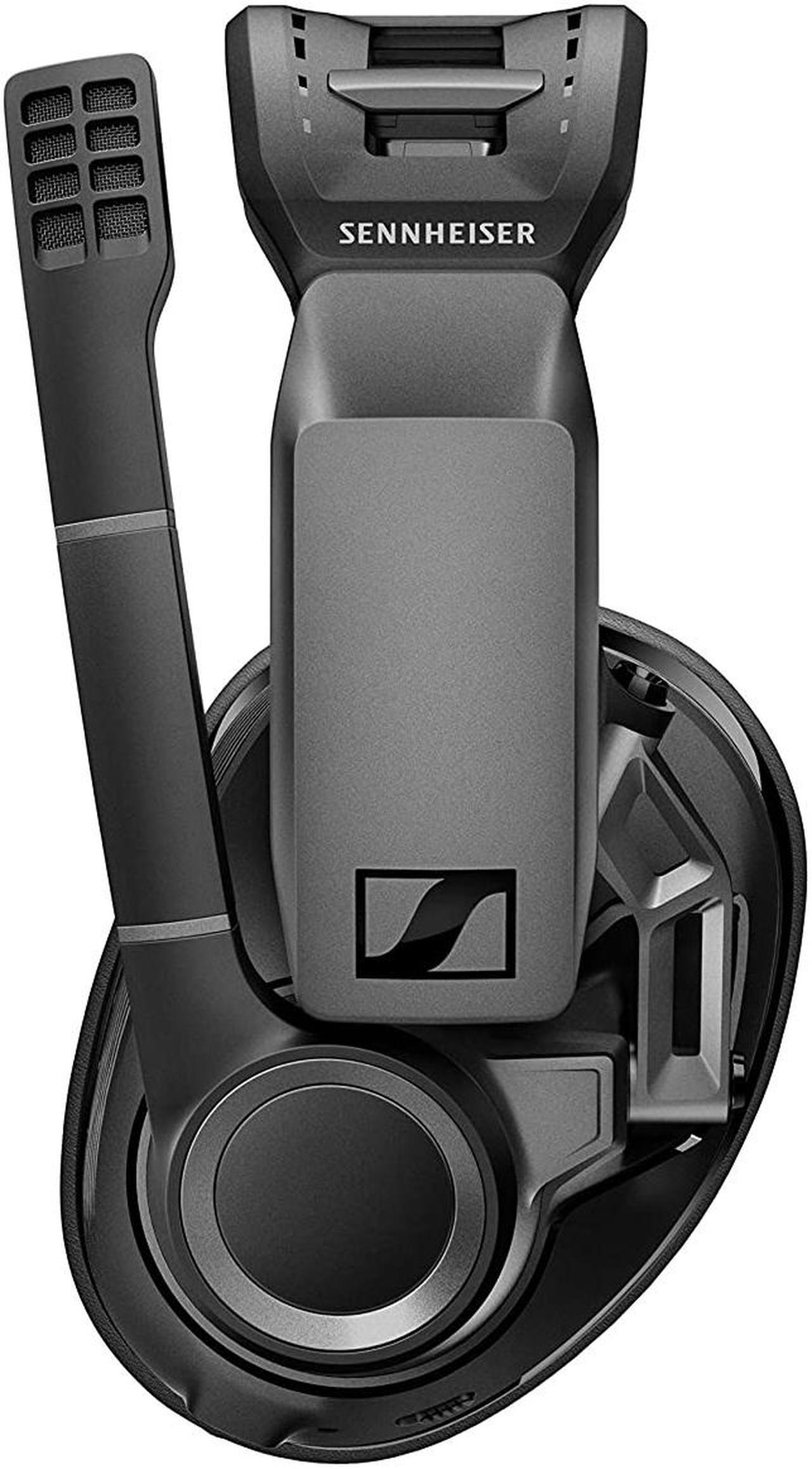 Alt view image 10 of 14 - Sennheiser GSP 670 Wireless Gaming Headset, Low-Latency Bluetooth, 7.1 Surround Sound, Noise-Cancelling Mic, Flip-to-Mute, Audio Presets, For Windows PC, PS4, and Smartphones