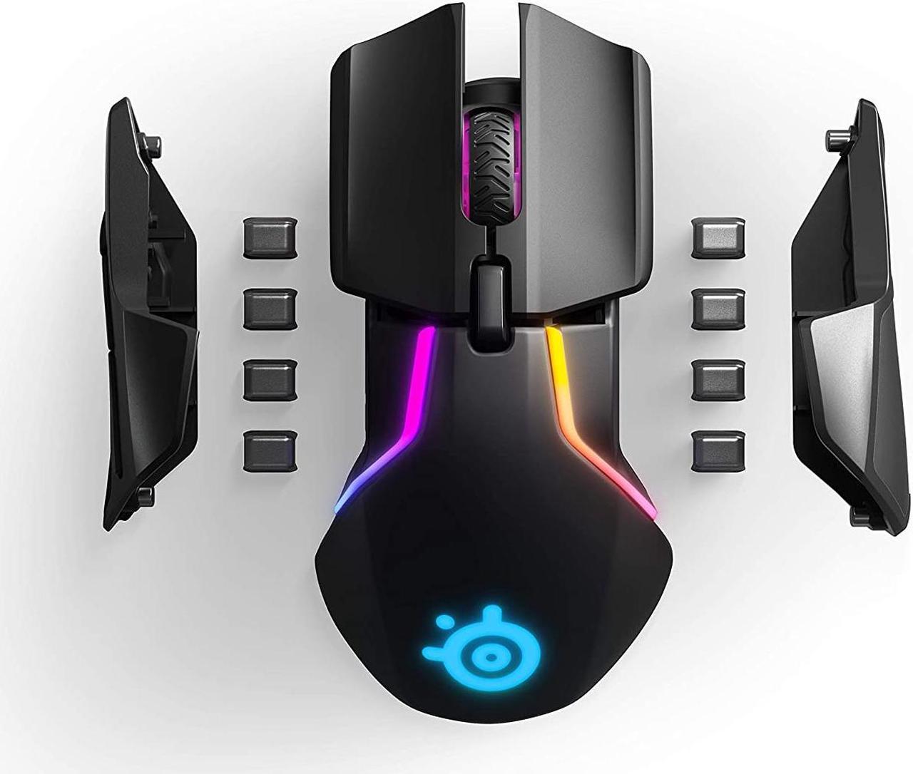 Alt view image 6 of 20 - SteelSeries Rival 650 Quantum Wireless Gaming Mouse - Rapid Charging Battery - 12, 000 Cpi Truemove3+ Dual Optical Sensor - Low 0.5 Lift-Off Distance - 256 Weight Configurations - 8 Zone RGB Lighting