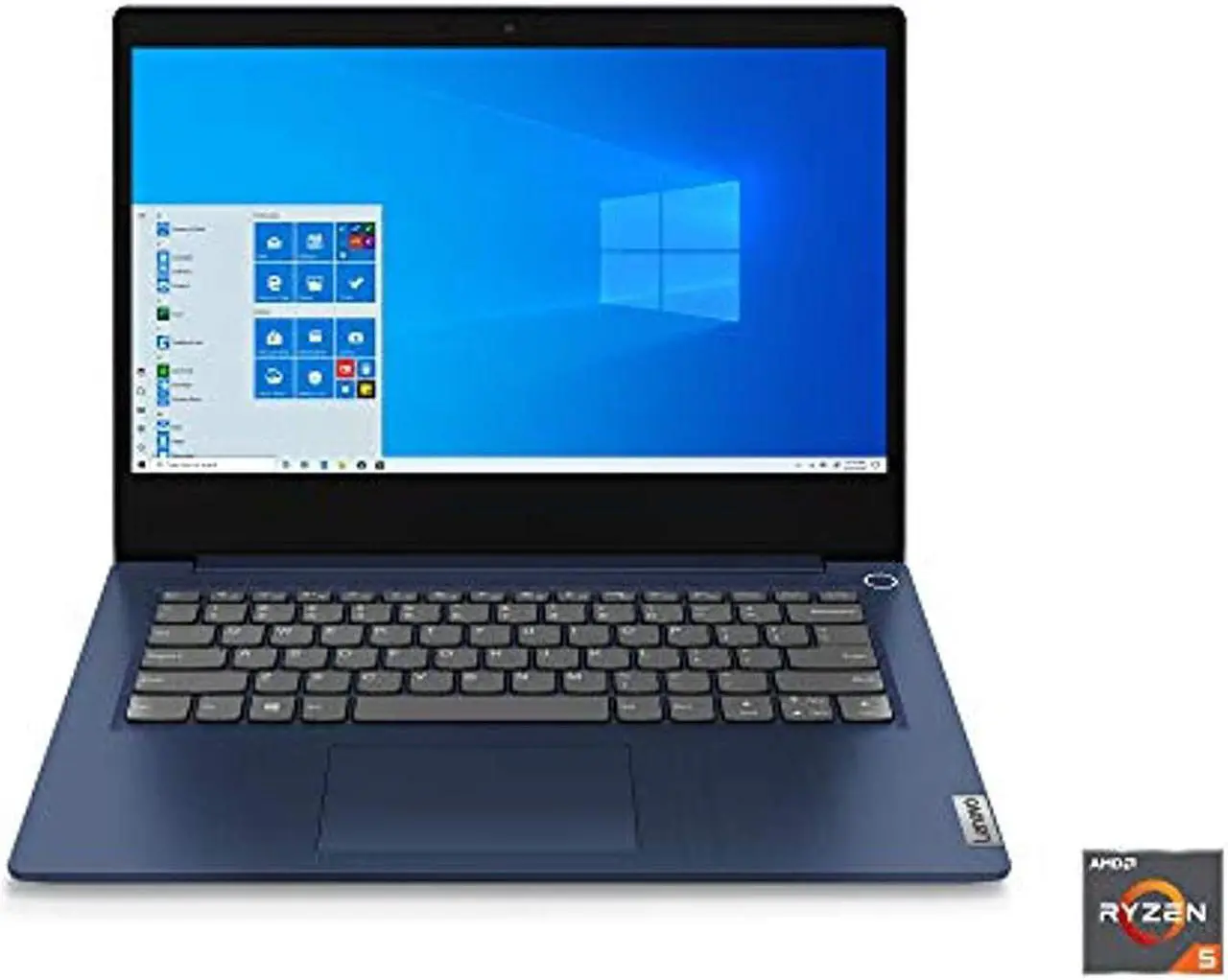 Alt view image 8 of 20 - Lenovo IdeaPad 3 14" Laptop, 14.0" FHD (1920 x 1080) Display, AMD Ryzen 5 3500U Processor, 8GB DDR4 RAM, 256GB SSD, AMD Radeon Vega 8 Graphics, Narrow Bezel, Windows 10, 81W0003QUS, Notebook PC Blue