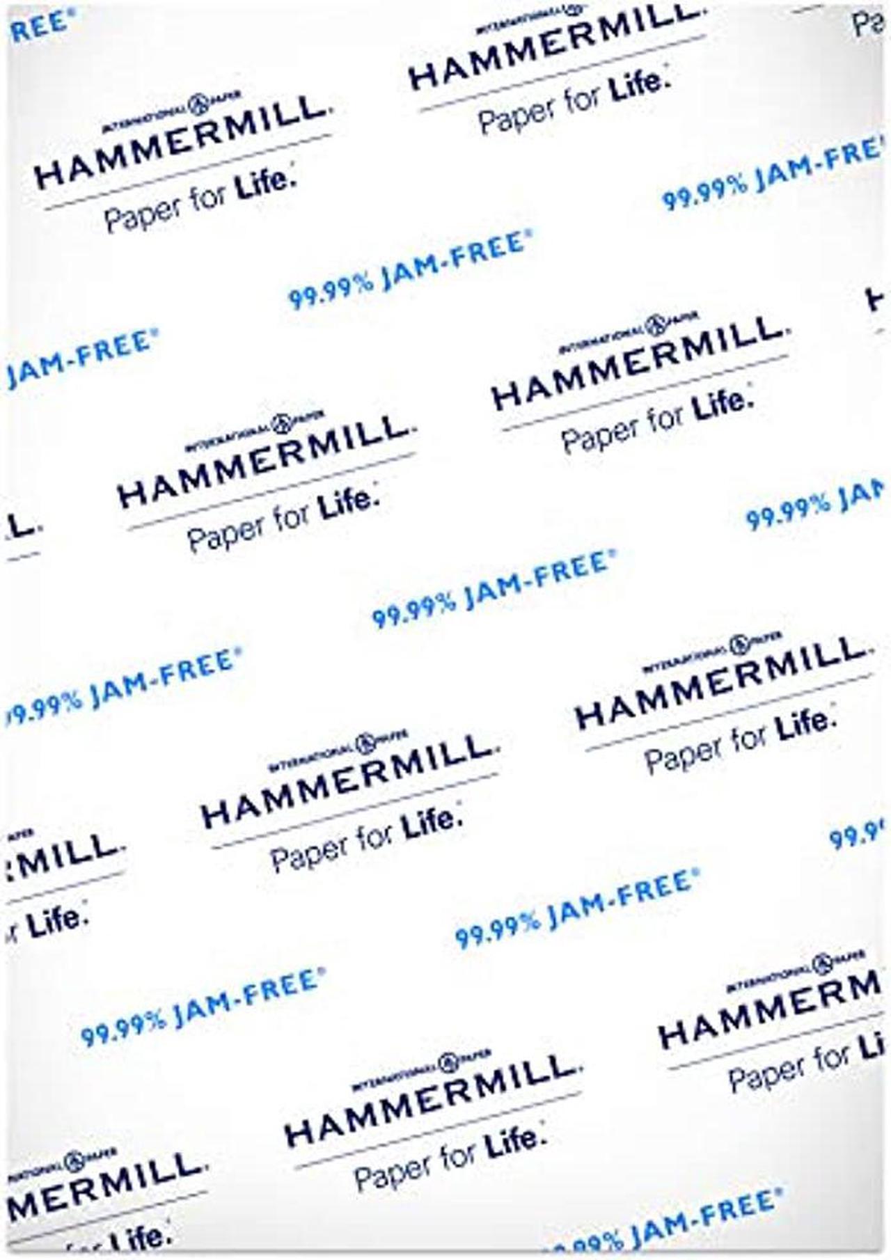 Main image of Hammermill A4 Size, (210mm x 297mm), Copy Paper, 1 Ream, 500 Sheets, Made in USA, Sustainably Sourced from American Family Tree Farms, Acid Free, 92 Bright, 105500R,White
