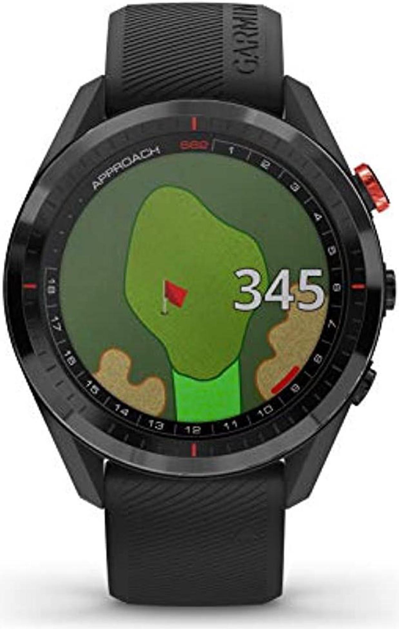 Alt view image 18 of 20 - Garmin Approach S62, Premium Golf GPS Watch,  Black Ceramic Bezel/Black Silicone Band  (010-02200-00)