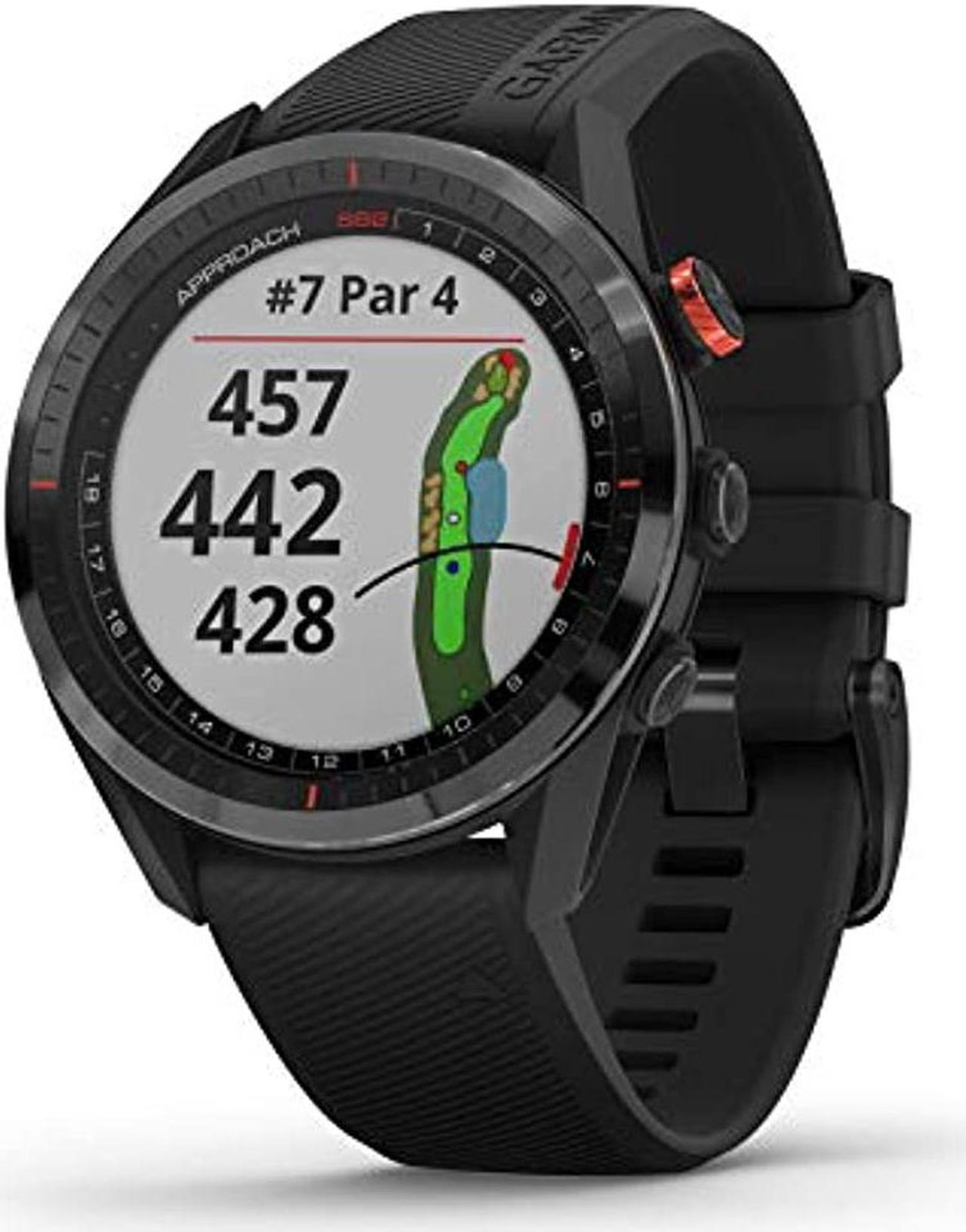 Alt view image 17 of 20 - Garmin Approach S62, Premium Golf GPS Watch,  Black Ceramic Bezel/Black Silicone Band  (010-02200-00)