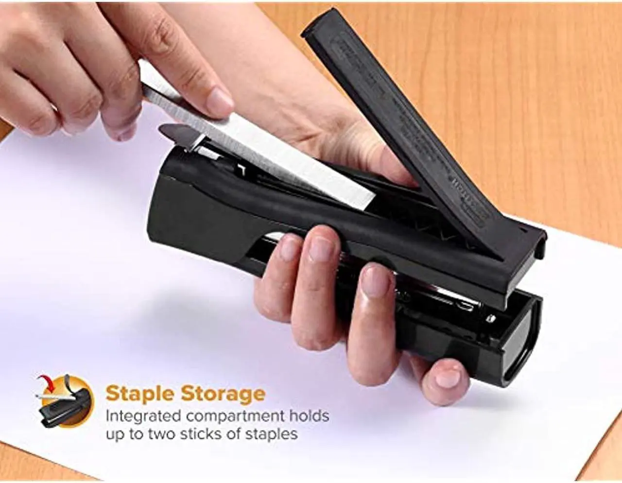Alt view image 7 of 9 - Stanley Bostitch B696-BLK Dynamo stapler