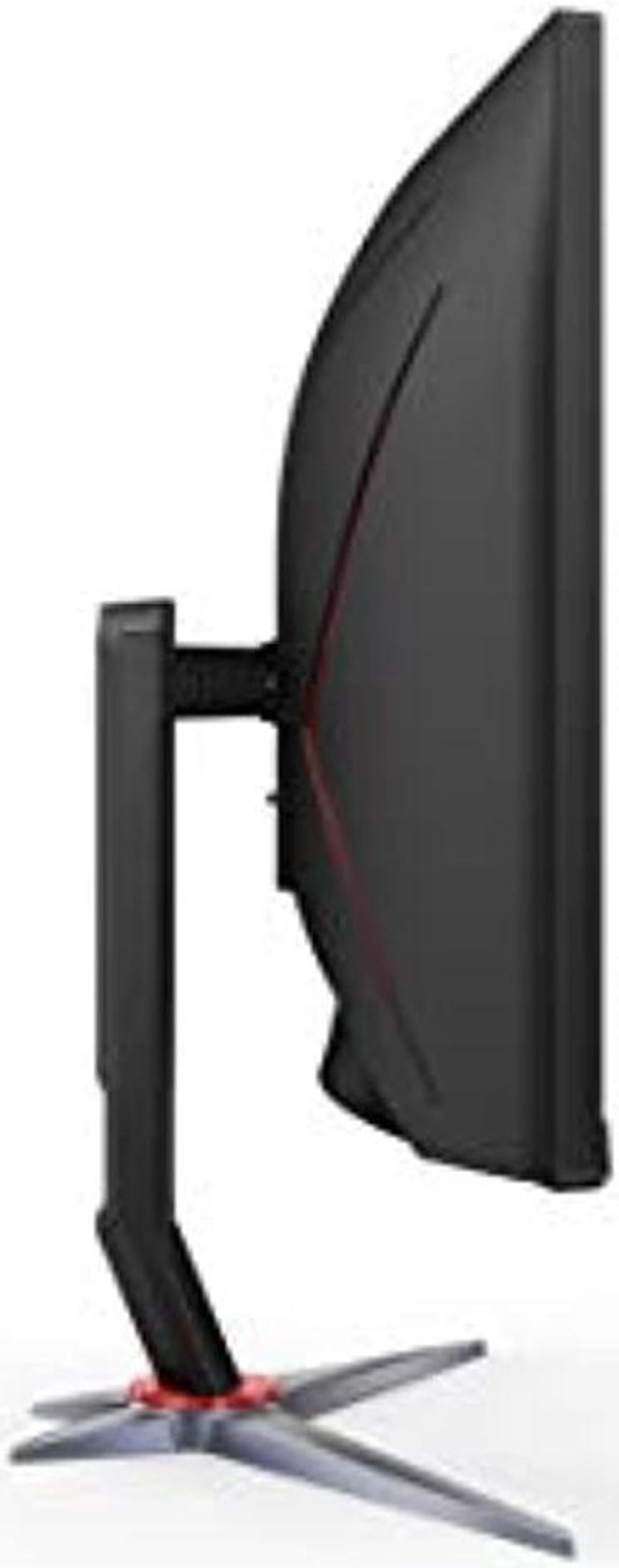 Alt view image 9 of 14 - AOC CU34G2X 34" Curved Frameless Immersive Gaming Monitor, UltraWide QHD 3440x1440, VA Panel, 1ms 144Hz Freesync, Height Adjustable, 3-Yr Zero Dead Pixels