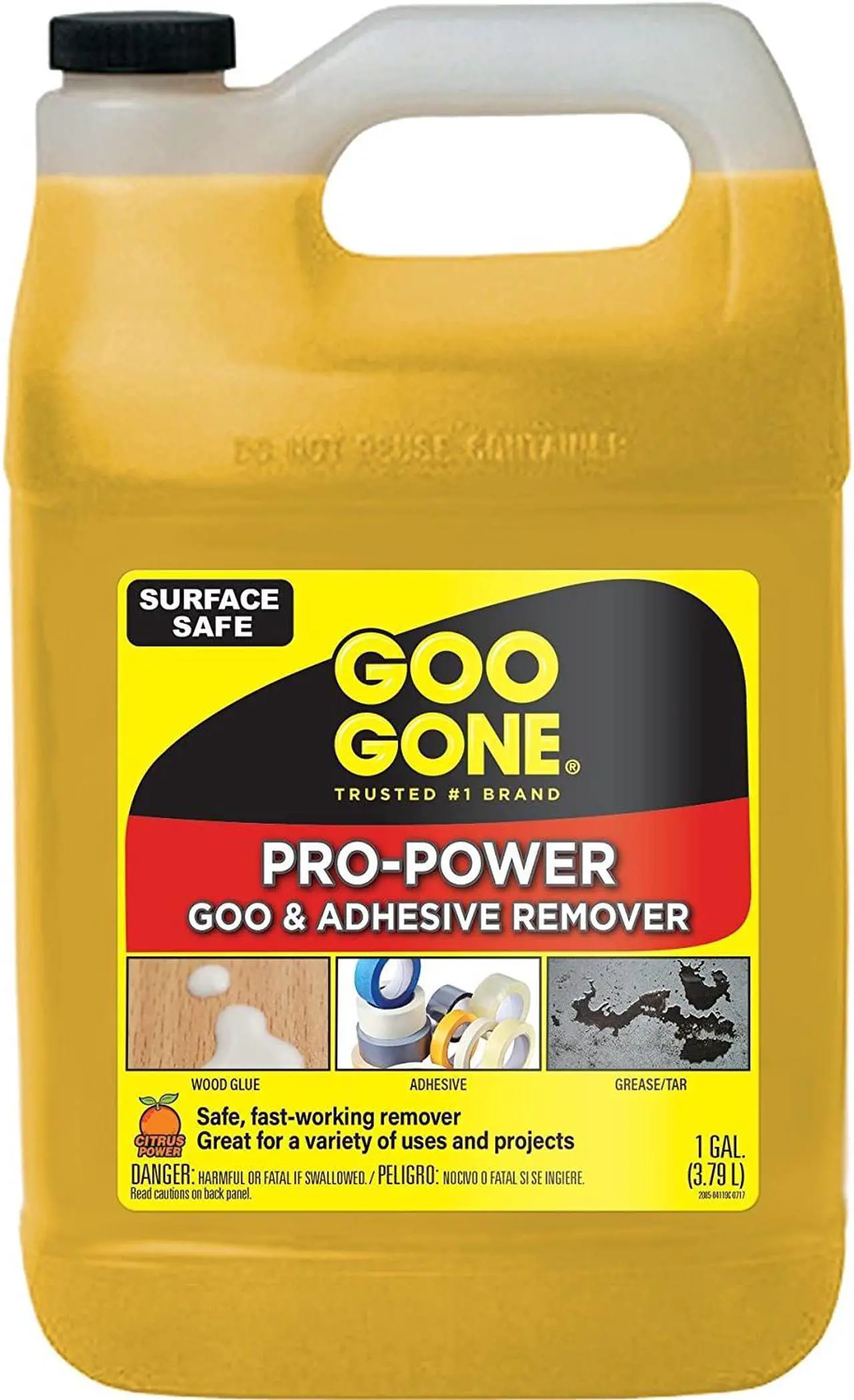 Alt view image 2 of 6 - Goo Gone 128 oz. (1 Gallon) - Removes stickers, grease, gum, tar, crayon & tape