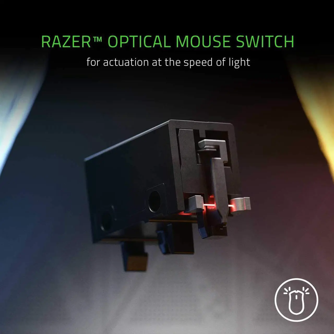 Alt view image 8 of 10 - Razer DeathAdder v2 Mini Gaming Mouse: 8500K DPI Optical Sensor - 62g Lightweight Design - Chroma RGB Lighting - 6 Programmable Buttons - Anti-Slip Grip Tape Included - Classic Black