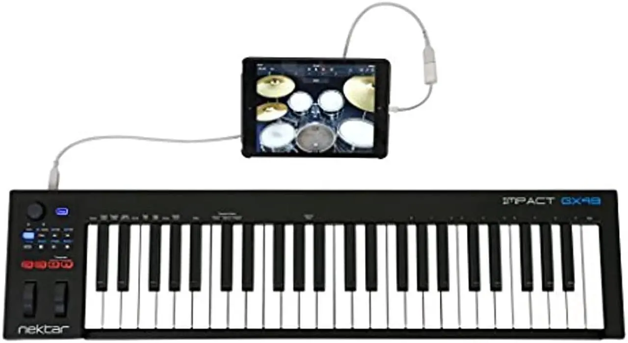Alt view image 9 of 20 - Nektar Impact GX49 MIDI Controller (49 keys)