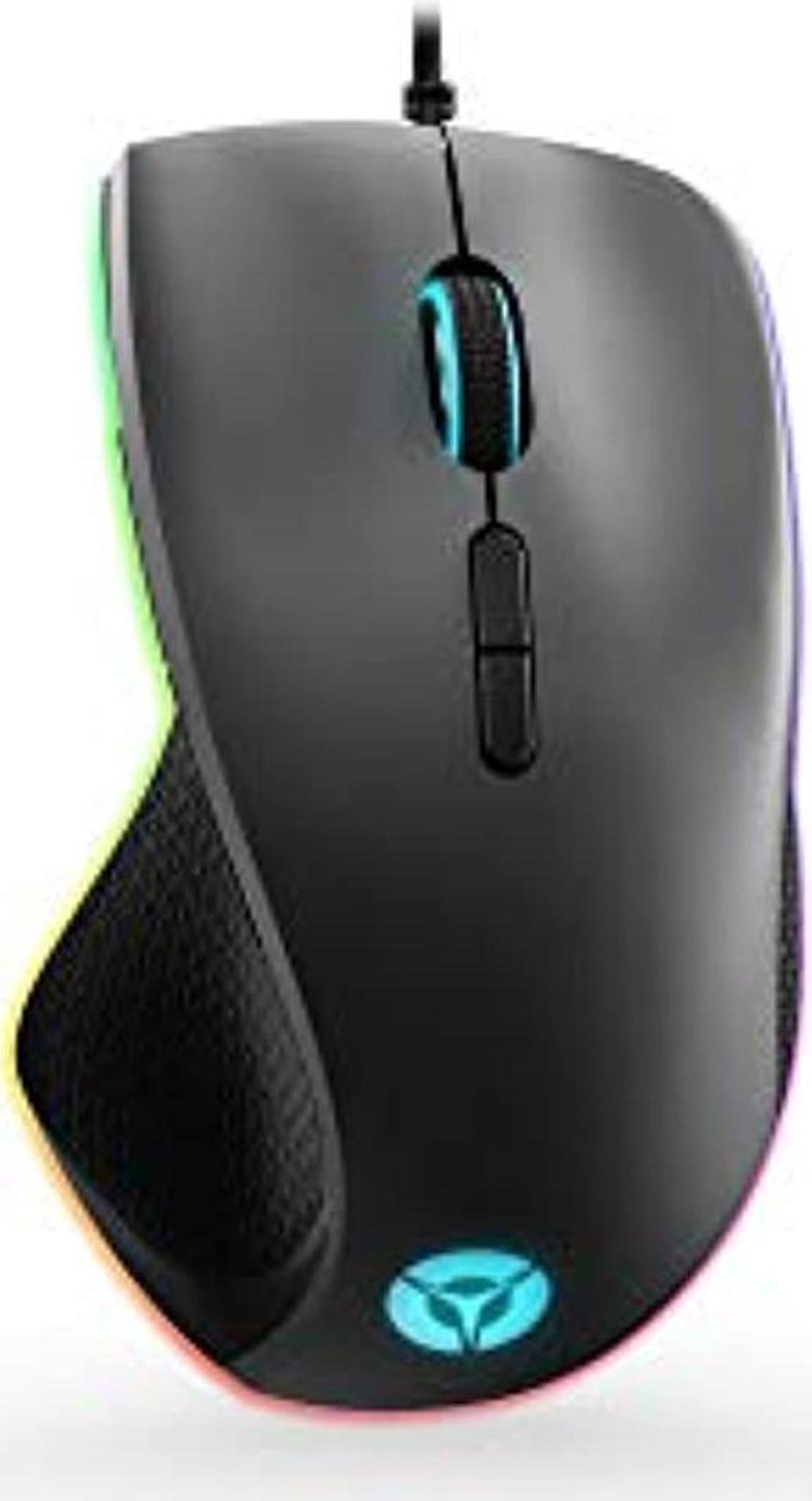 Lenovo Legion M500 RGB Gaming Mouse, Up to 16000 DPI 50G 400Ips, 7 Programmable Buttons, 3 Zone 16.8Milion Colors RGB, 10G Optional Magnet Weight, 3 Onboard Profile, 50 Million L/R Button Durability