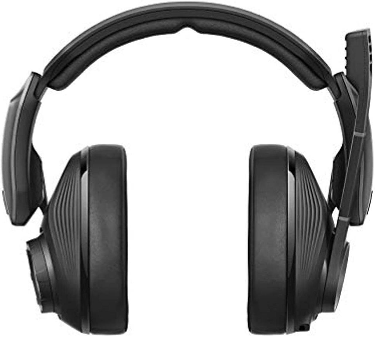 Alt view image 14 of 14 - Sennheiser GSP 670 Wireless Gaming Headset, Low-Latency Bluetooth, 7.1 Surround Sound, Noise-Cancelling Mic, Flip-to-Mute, Audio Presets, For Windows PC, PS4, and Smartphones