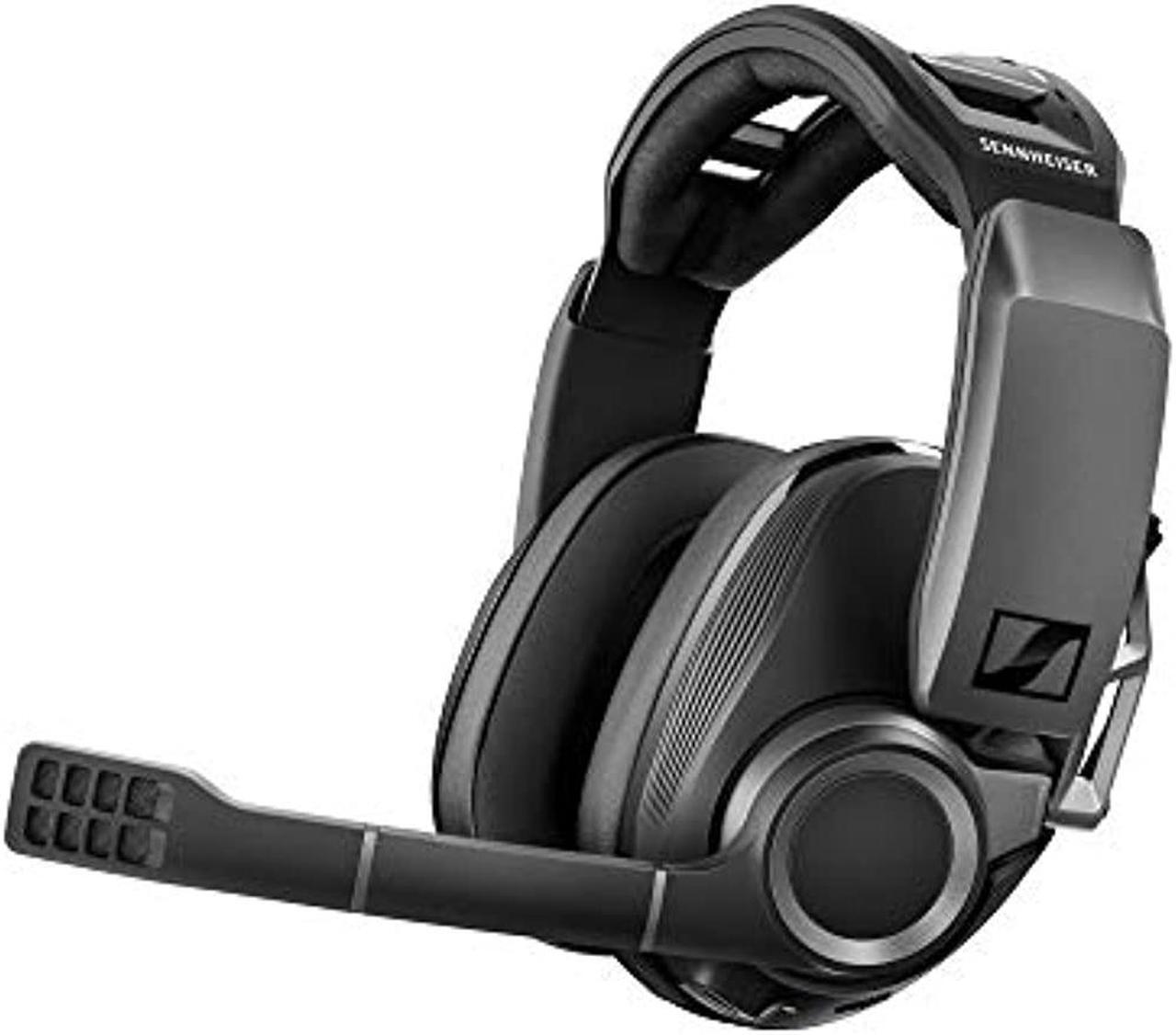Alt view image 13 of 14 - Sennheiser GSP 670 Wireless Gaming Headset, Low-Latency Bluetooth, 7.1 Surround Sound, Noise-Cancelling Mic, Flip-to-Mute, Audio Presets, For Windows PC, PS4, and Smartphones