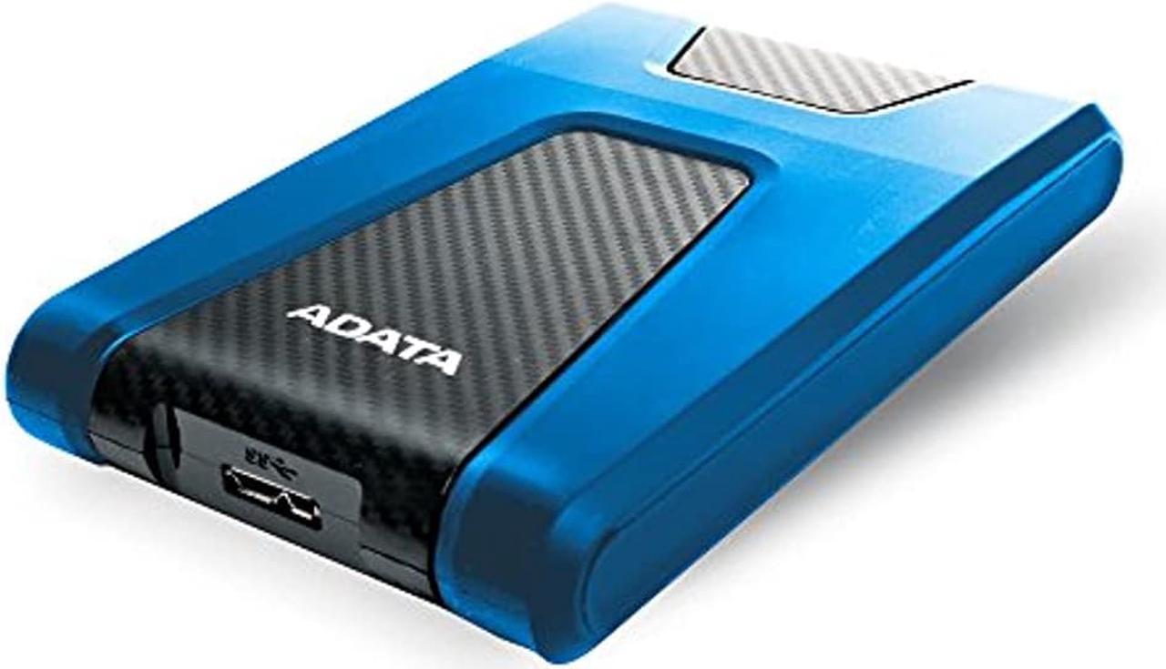 Alt view image 9 of 15 - ADATA Durable Series HD650: 2TB Blue External USB 3.1 Portable Hard Drive Gaming Console Compatible