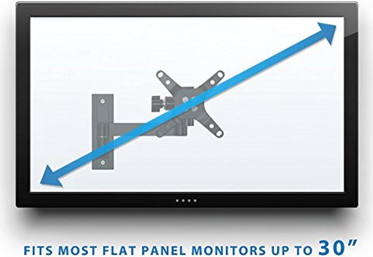 Alt view image 4 of 8 - Mount-It! Monitor Wall Mount |  Fits Up to 30" Screens | Full Motion