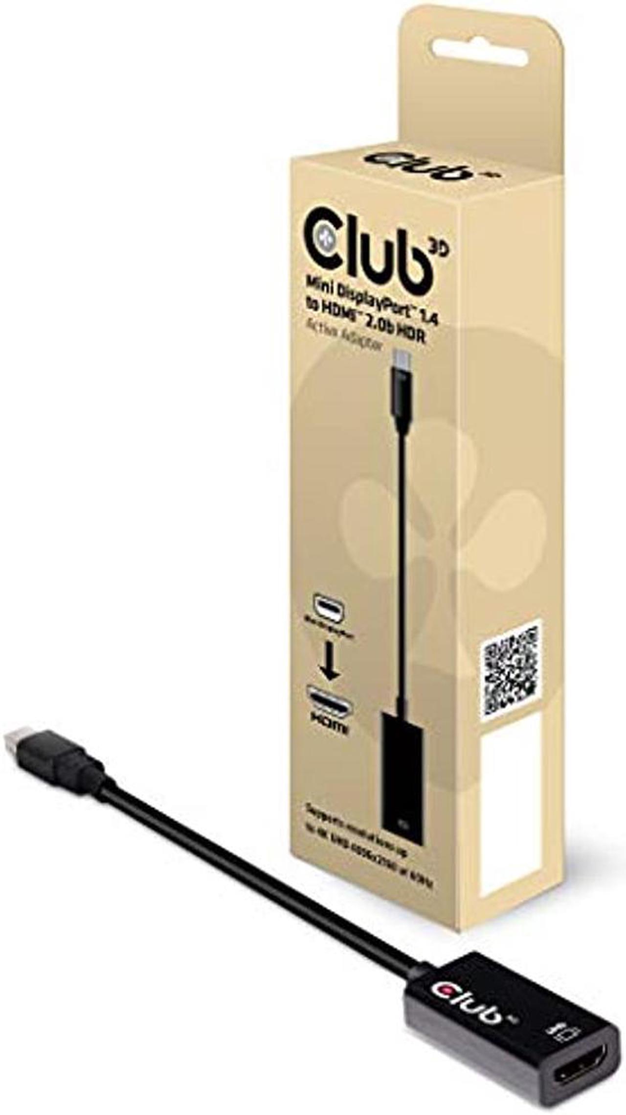 Alt view image 7 of 20 - Club 3D Mini Displayport 1.4 To Hdmi 2.0A Hdr