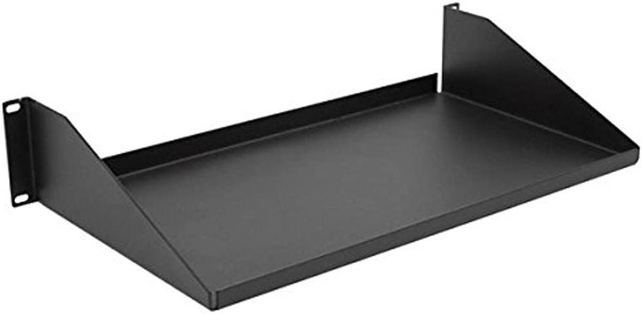 Alt view image 5 of 11 - Monoprice Single Sided Shelf, 3.5"(H) x 10"(D) x 19"(W), 30 lbs