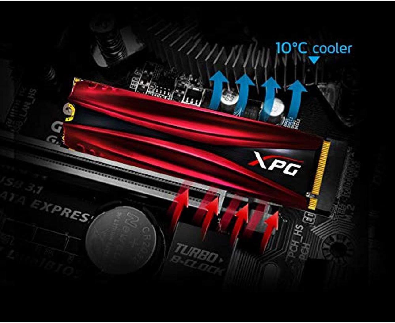Alt view image 12 of 13 - XPG GAMMIX Gaming SSD S11 Pro Series: 2TB Internal PCIe Gen3x4 M.2 2280 (NVMe)