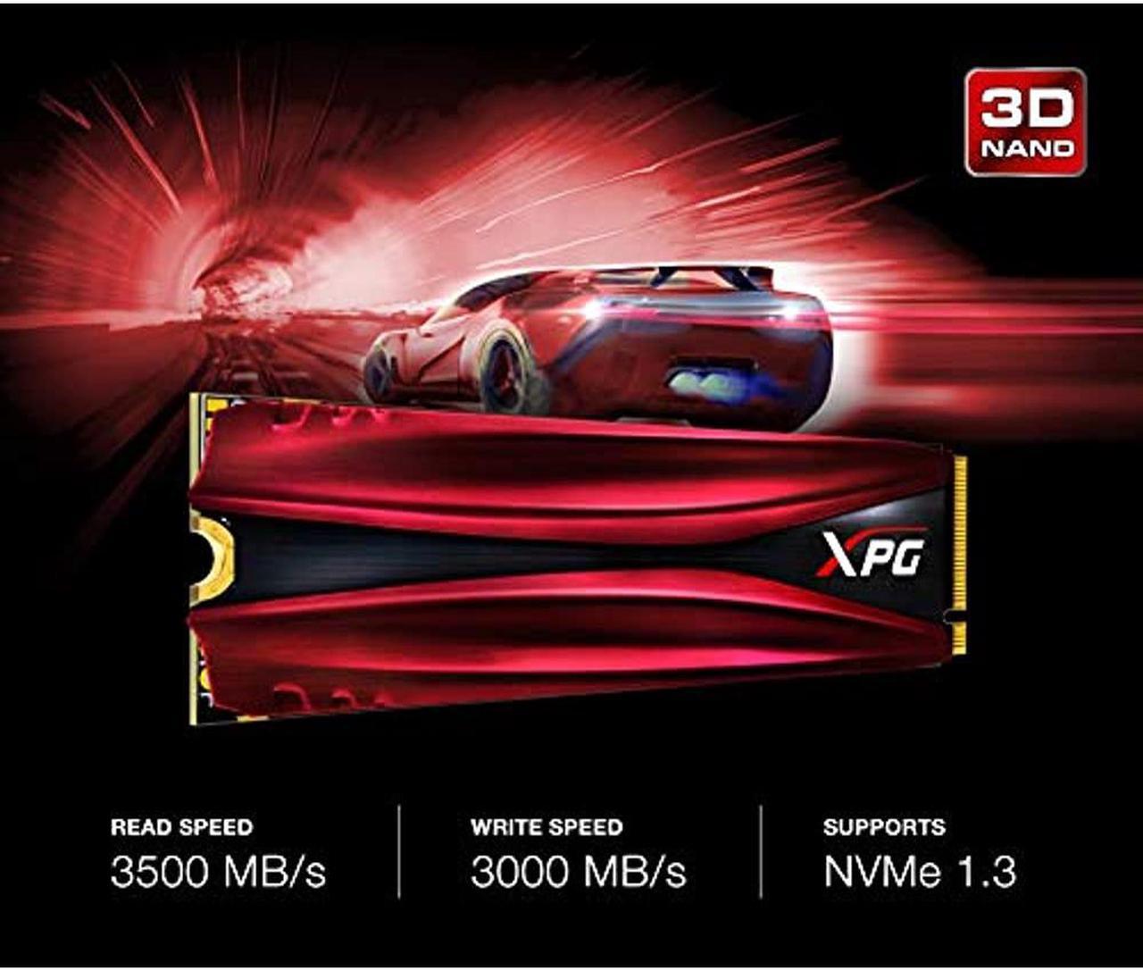 Alt view image 11 of 13 - XPG GAMMIX Gaming SSD S11 Pro Series: 2TB Internal PCIe Gen3x4 M.2 2280 (NVMe)