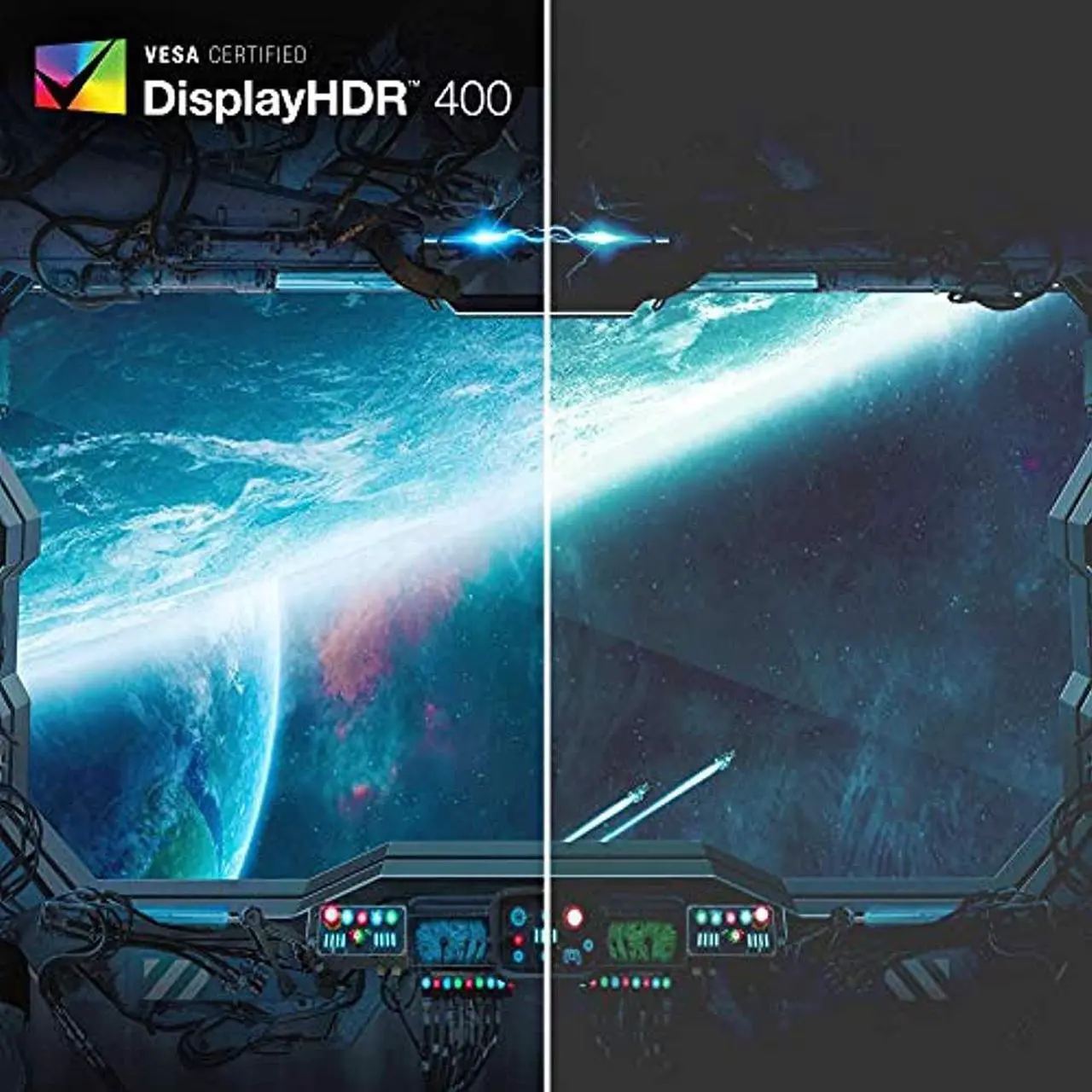 Alt view image 13 of 17 - Acer Nitro XV272U Pbmiiprzx 27" WQHD (2560 x 1440) IPS Monitor with AMD Radeon FreeSync Technology, 144Hz, 1ms VRB, VESA Certified DisplayHDR400, DCI-P3, Delta E<2