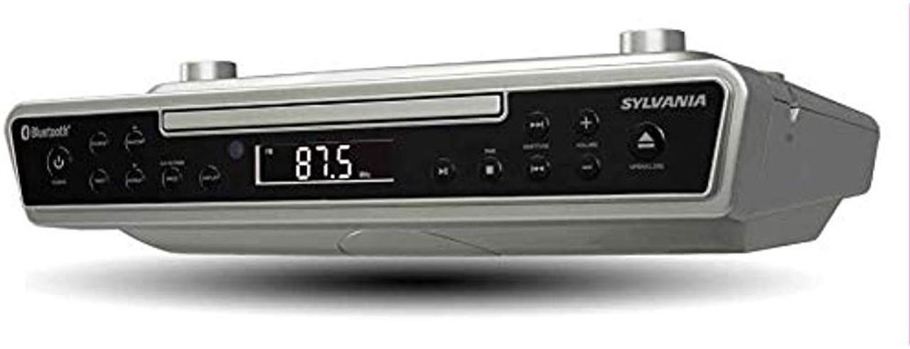 Alt view image 16 of 18 - Sylvania SKCR2713 Under-Counter Bluetooth CD Clock Radio
