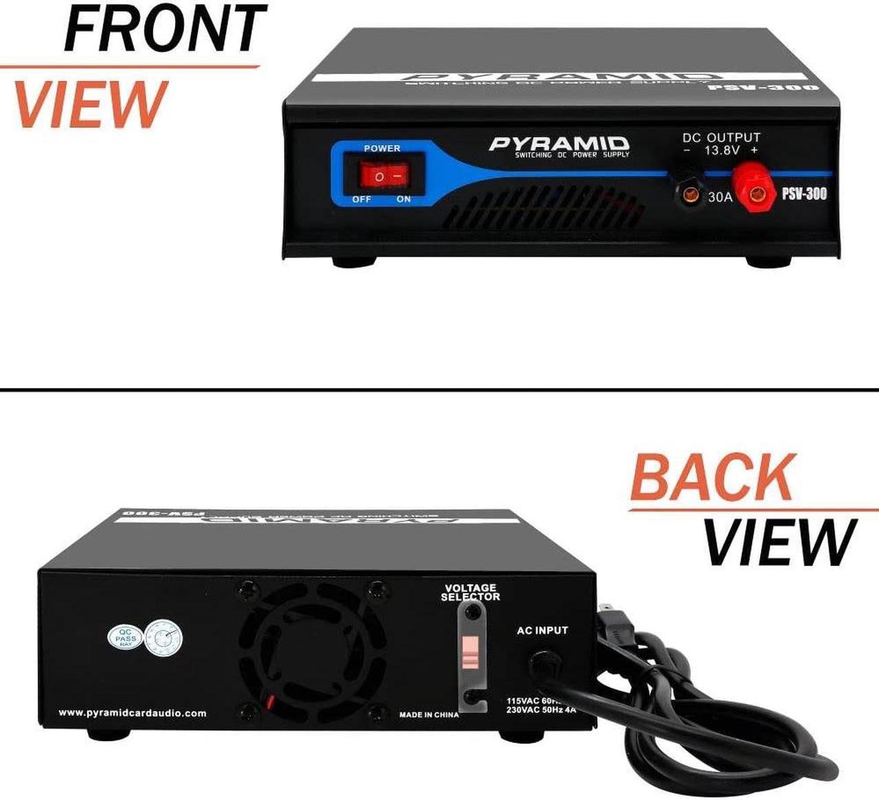 Alt view image 11 of 14 - Pyramid Psv300 Heavy-Duty 30 Amp Switching Power Supply