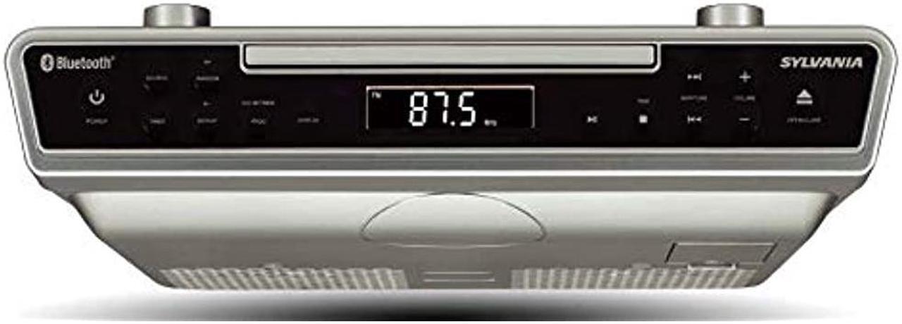 Alt view image 17 of 18 - Sylvania SKCR2713 Under-Counter Bluetooth CD Clock Radio