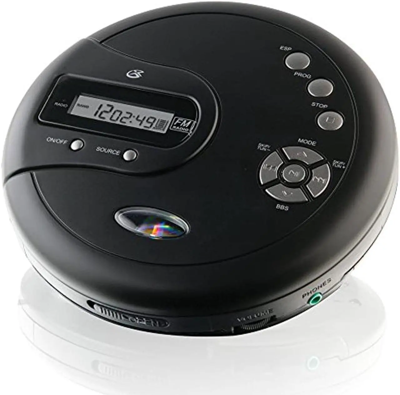 Alt view image 7 of 16 - GPX Personal CD Player with Skip Protection PC332B