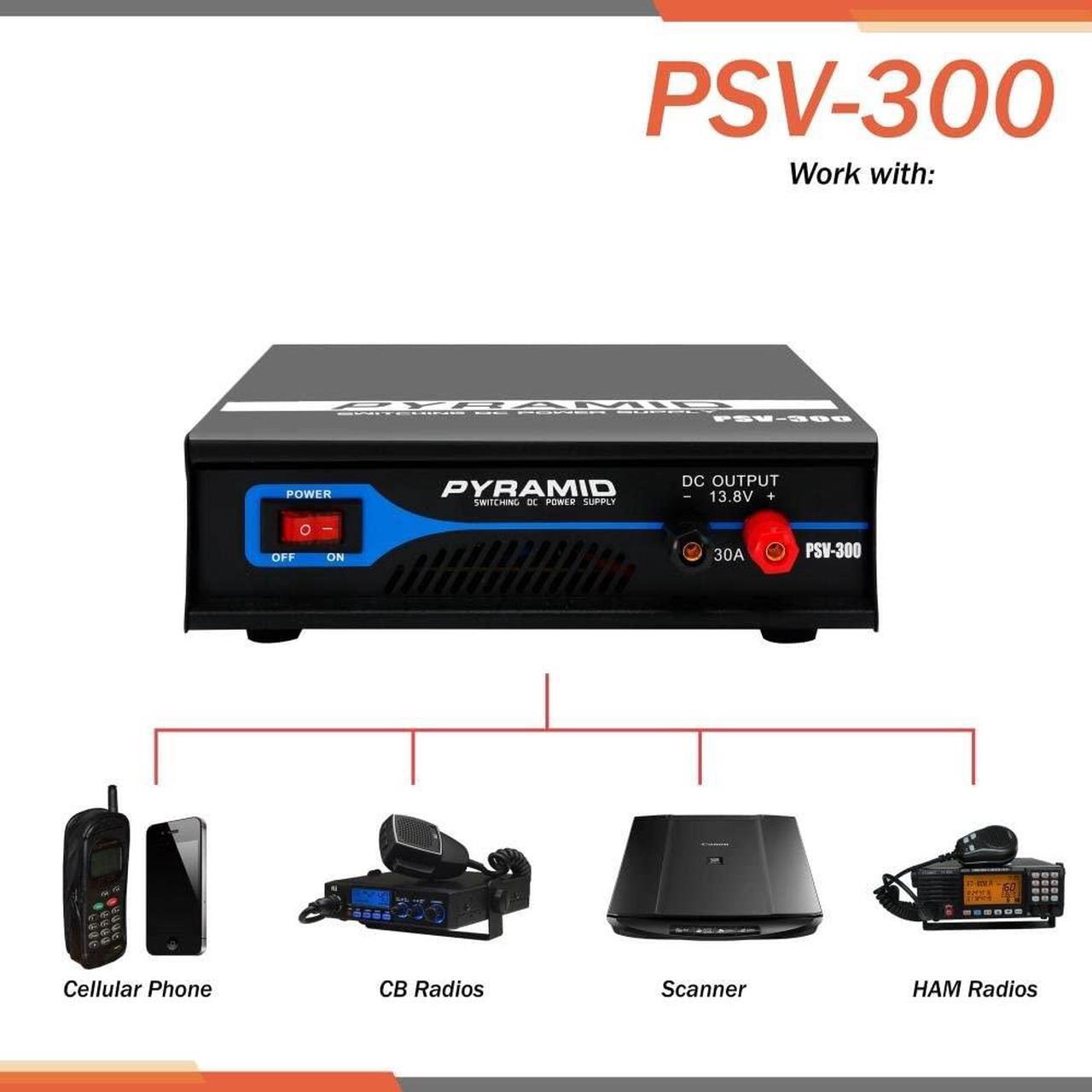 Alt view image 13 of 14 - Pyramid Psv300 Heavy-Duty 30 Amp Switching Power Supply