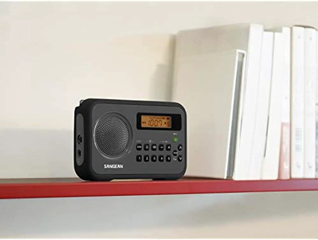 Alt view image 10 of 12 - Sangean PR-D18BK AM/FM Digital Portable Receiver with Alarm Clock (Black)