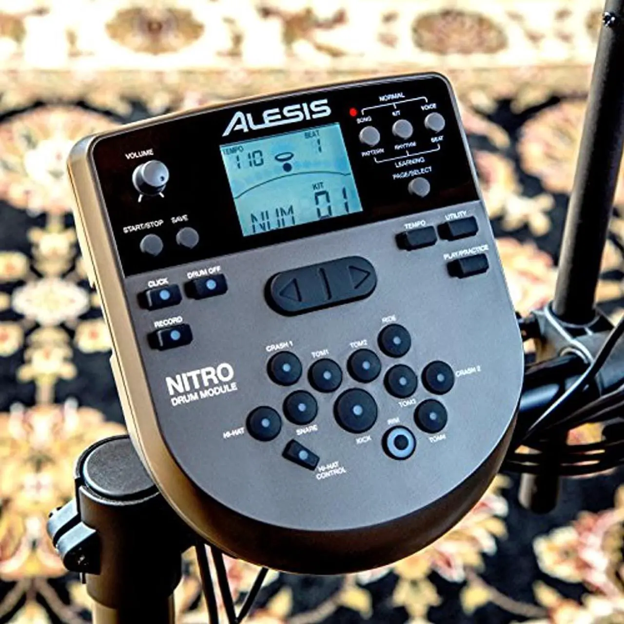 Alt view image 20 of 20 - Alesis Nitro Mesh 8-Piece Electronic Drum Set