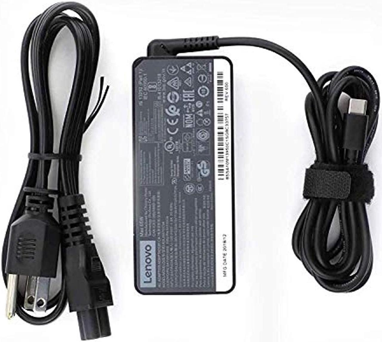 Alt view image 6 of 18 - New Genuine Lenovo ThinkPad 65 Watt 20V 3.25A Type-C USB AC Adapter ADLX65YDC2A
