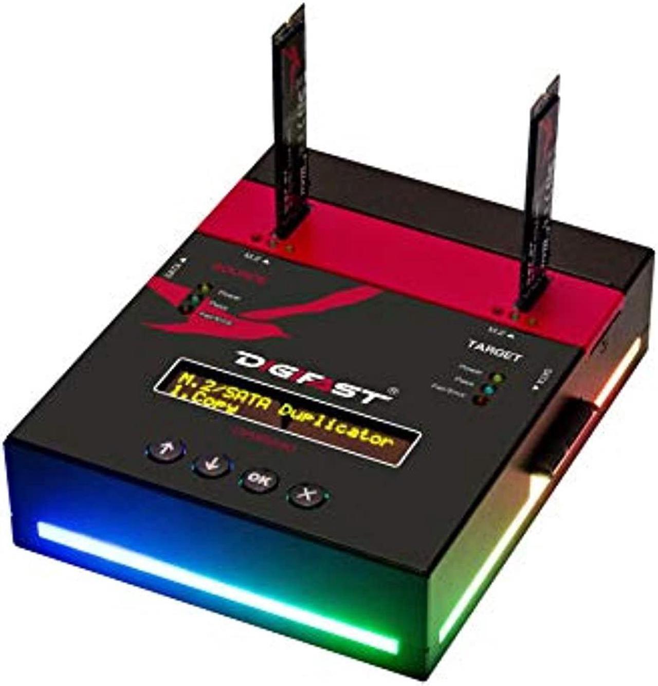 Alt view image 5 of 8 - M.2 NVMe SATA RGB Duplicator And Sanitizer 1-1