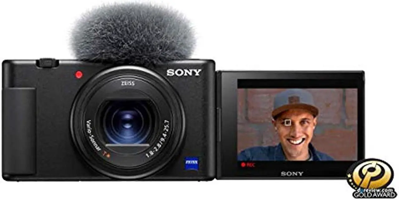 Alt view image 6 of 20 - Sony ZV-1 Compact 4K HD Camera, Black
