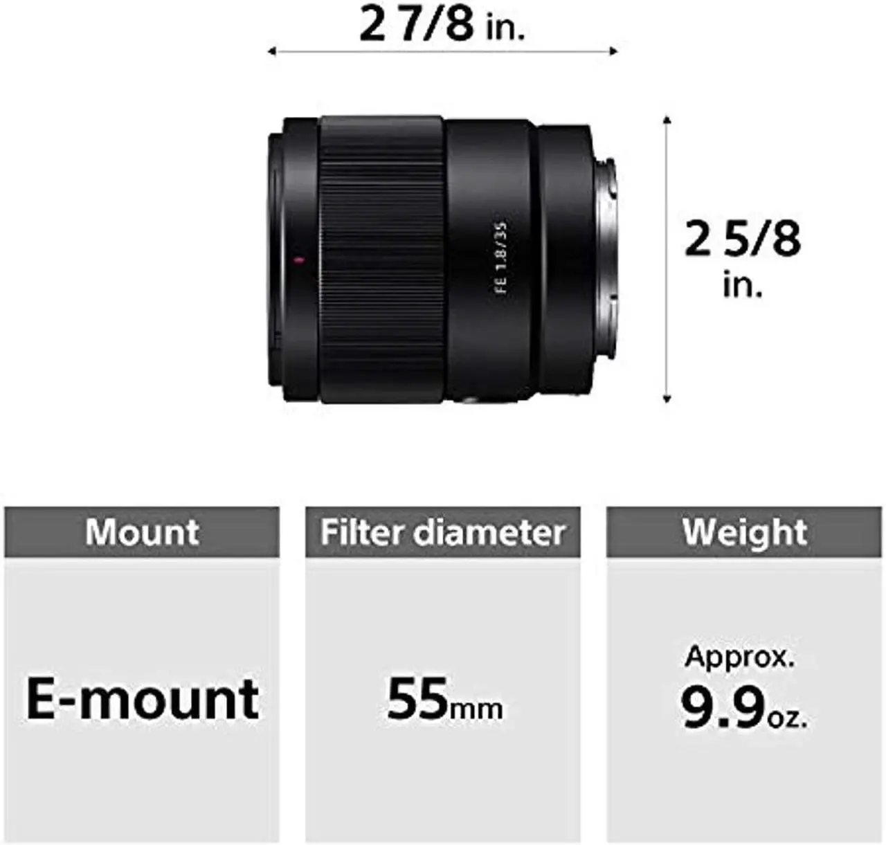 Alt view image 19 of 20 - Sony FE 35mm f/1.8 Lens