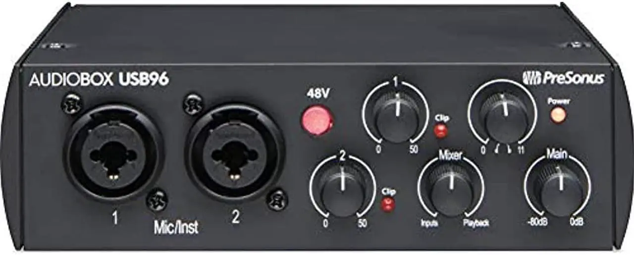 Alt view image 10 of 20 - PreSonus AudioBox 96 USB 2.0 Audio Recording Interface