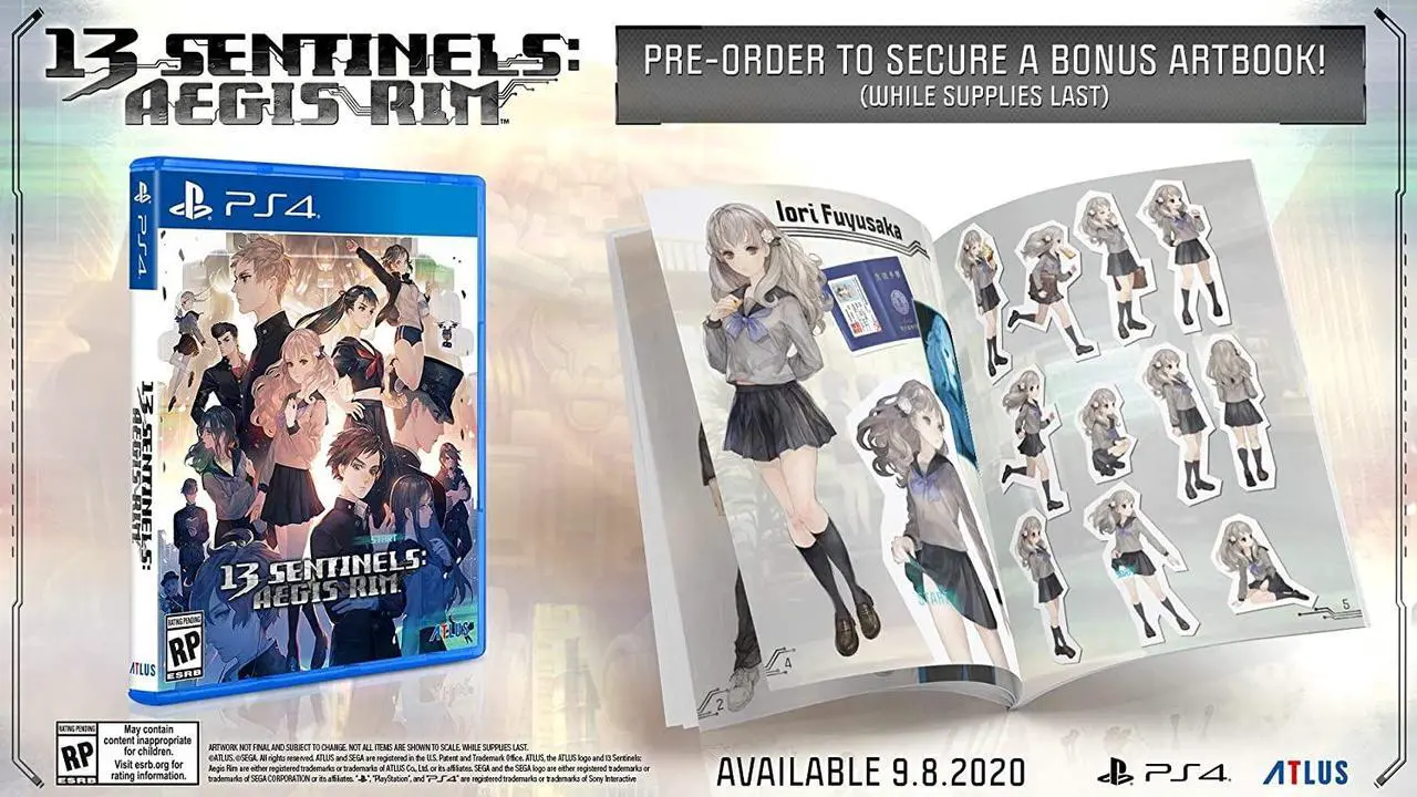 Main image of 13 Sentinels: Aegis Rim Art Book Launch Edition - PlayStation 4