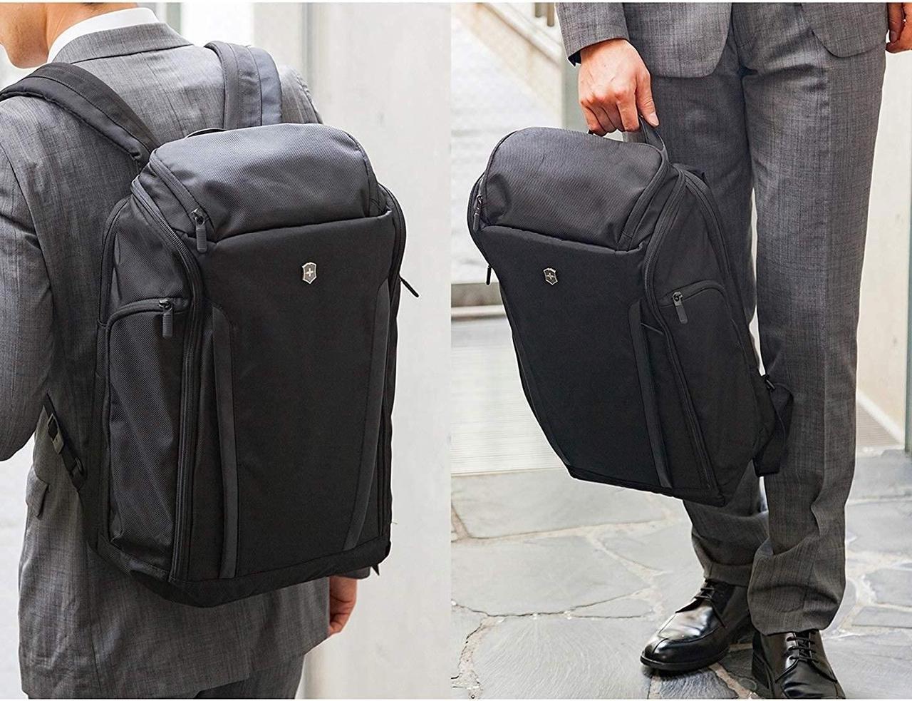 Alt view image 9 of 14 - Victorinox Altmont Fliptop Laptop Backpack - Black