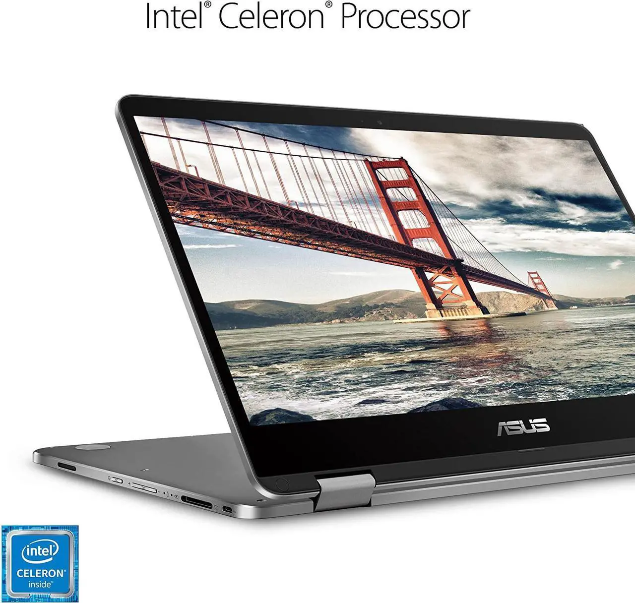 Alt view image 12 of 13 - ASUS VivoBook Flip J401MA-YS02 Intel Celeron N4000 (1.10 GHz) 4 GB Memory 64 GB eMMC Intel UHD Graphics 600 14" Touchscreen 1920 x 1080 Convertible 2-in-1 Laptop Windows 10 S