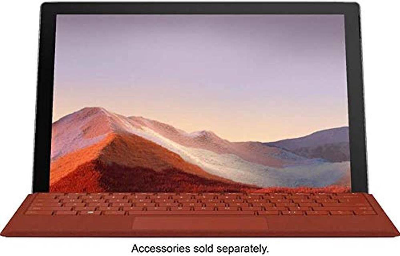 Alt view image 7 of 15 - Microsoft Surface Pro 7 – 12.3" Touch-Screen - Intel Core i3-4GB Memory - 128GB Solid State Drive (Latest Model) – Platinum, VDH-00001