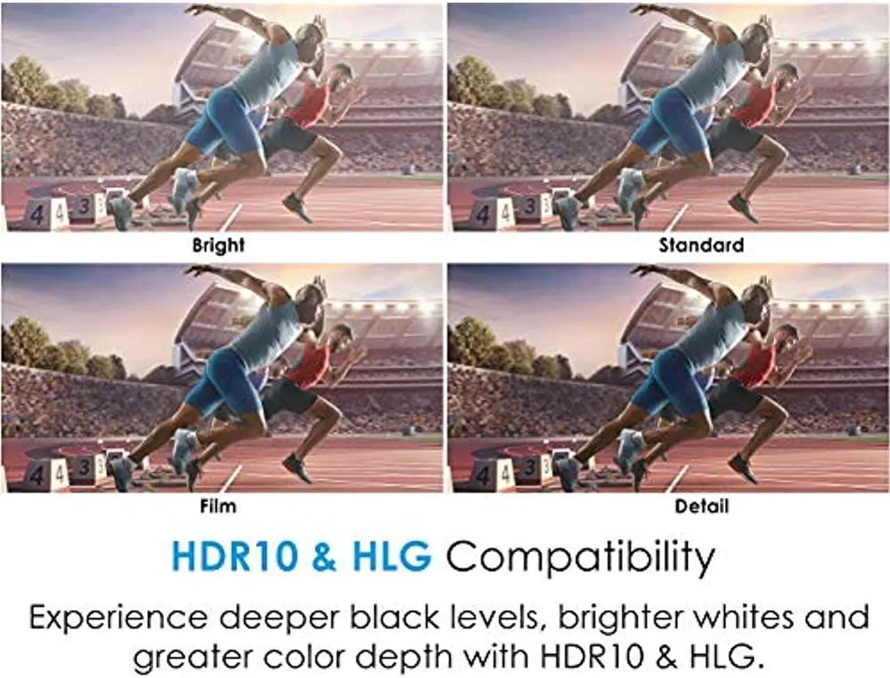 Alt view image 8 of 12 - Optoma UHD30 4K UHD Home Theater and 1080p 240Hz Gaming Projector, 3400 Lumens