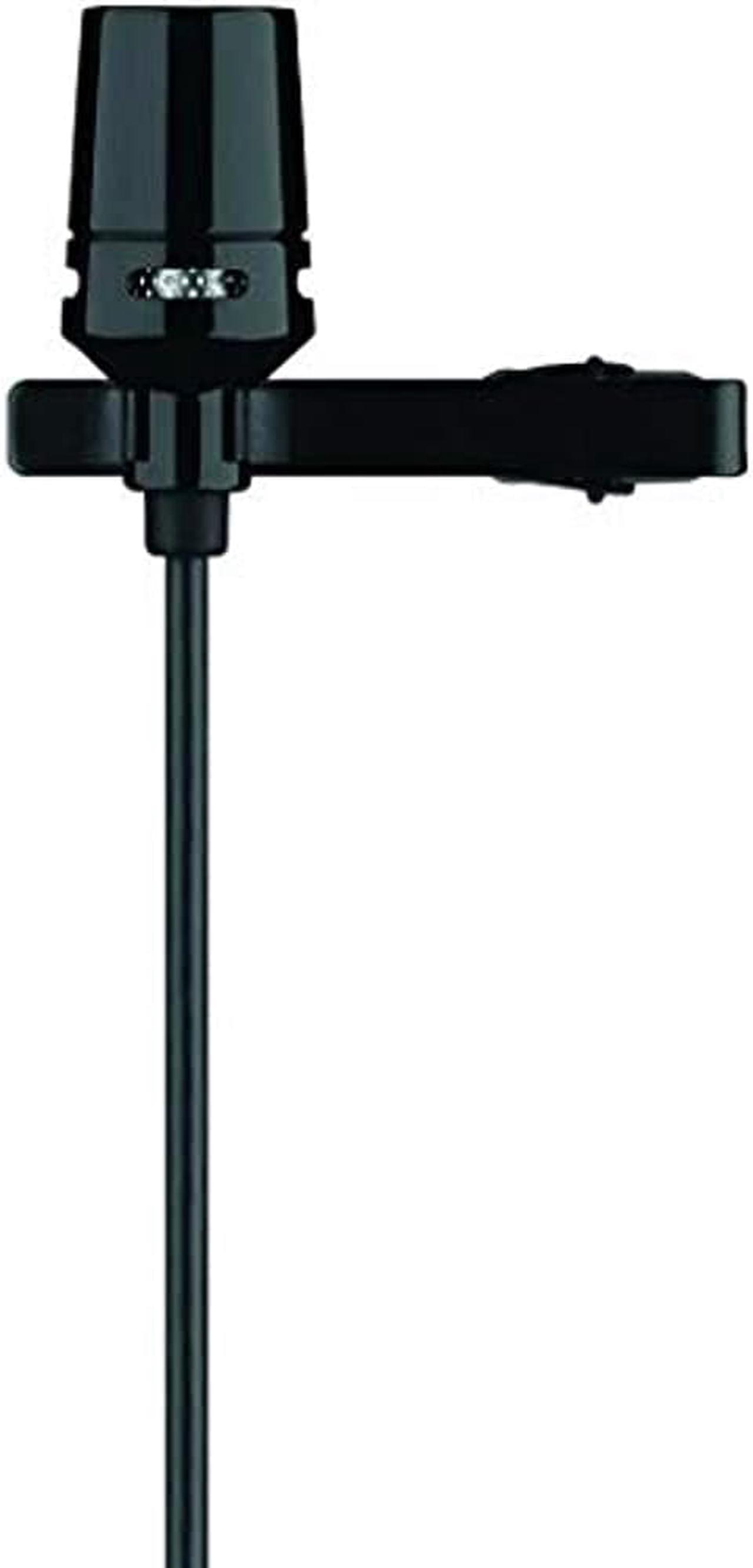 Alt view image 6 of 17 - Shure CVL Centraverse Lavalier Condenser Microphone with Tie Clip #CVL-B/C-TQG