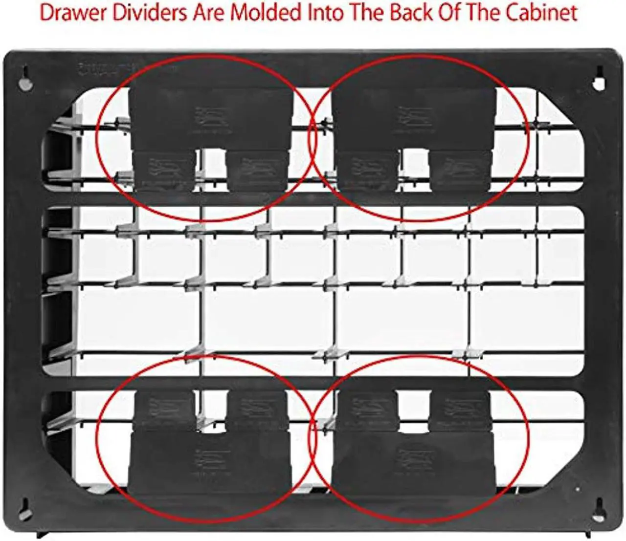 Alt view image 5 of 17 - Akromils 24 Drawer Plastic Frame Cabinet