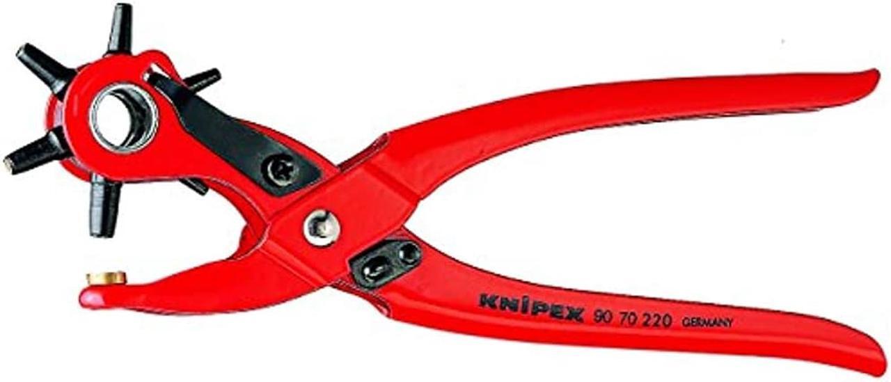 Alt view image 4 of 10 - Knipex Revolving Punch Plier,5/64 to 13/64 In  90 70 220