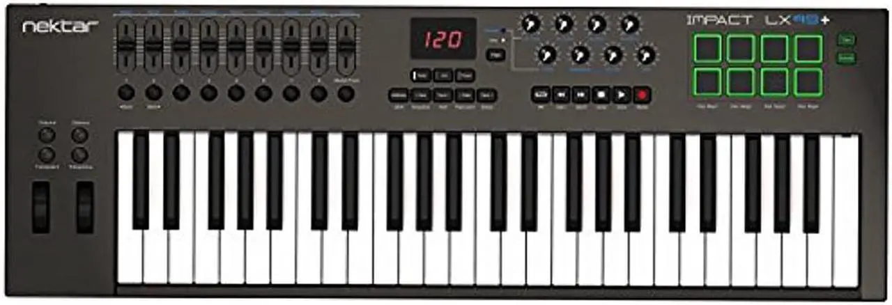 Alt view image 16 of 20 - Nektar Impact LX49 Keyboard Controller