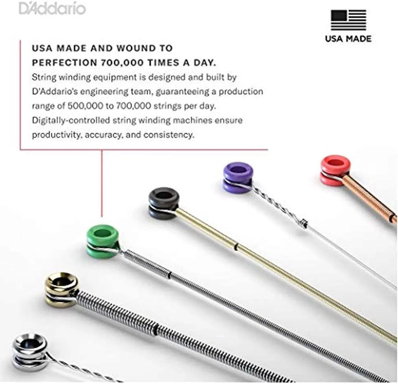 Alt view image 7 of 18 - 1set-D'Addario EJ45 Pro-Arte Classical Guitar Strings Normal Clear Nylon